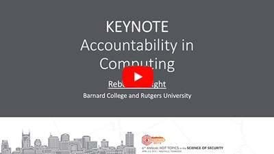 Accountability in Computing video link