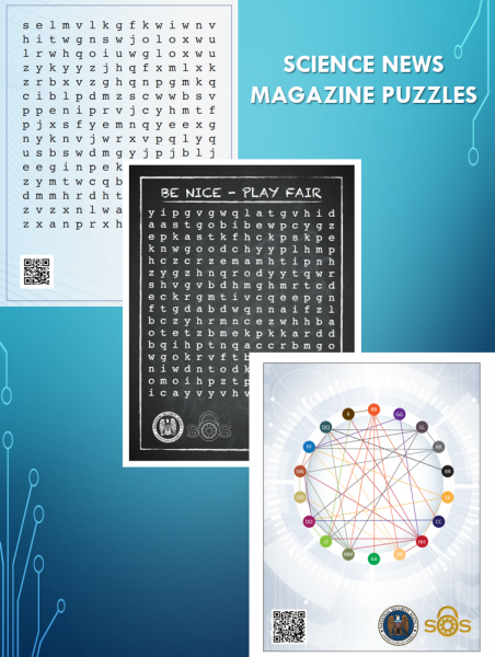 Link to Science News Magazine Puzzles